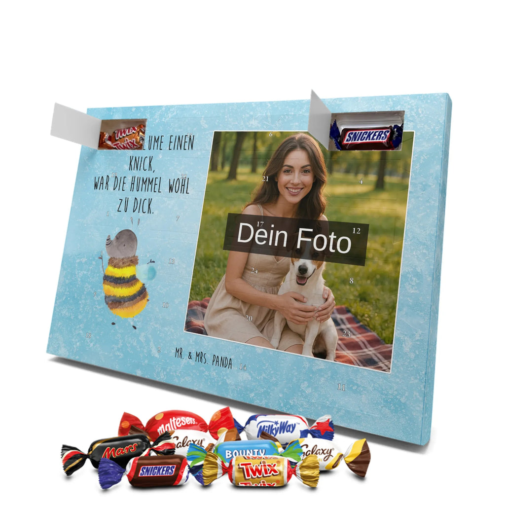 Personalisierter Schoko Foto Adventskalender Hummel flauschig Personalisierter Schoko Foto Adventskalender, Gute Laune, Lustige Sprüche, Tiere, Tiermotive, Flauschig, Biene, Hummel, Blume, Natur