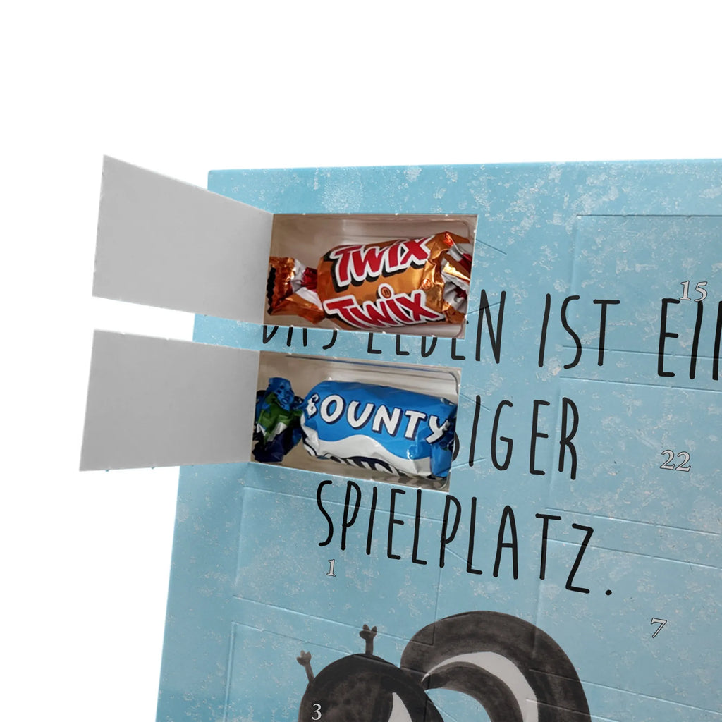 Personalisierter Schoko Foto Adventskalender Stinktier Handstand Personalisierter Schoko Foto Adventskalender, Stinktier, Skunk, Verpielt, Stinker, Raubtier, Spielplatz, Wildtier, Kind, Stinki