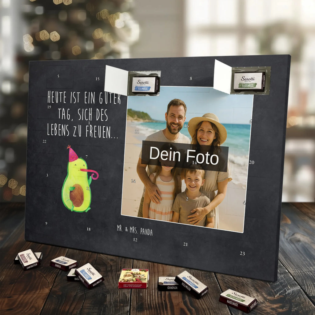 Personalisierter Schoko Foto Adventskalender Avocado Feier Personalisierter Schoko Foto Adventskalender, Gesund, Veggie, Avocado, Vegan, Geburtstag, Tröte, Feier, Party, Gute Laune, Feierlichkeit, Fete