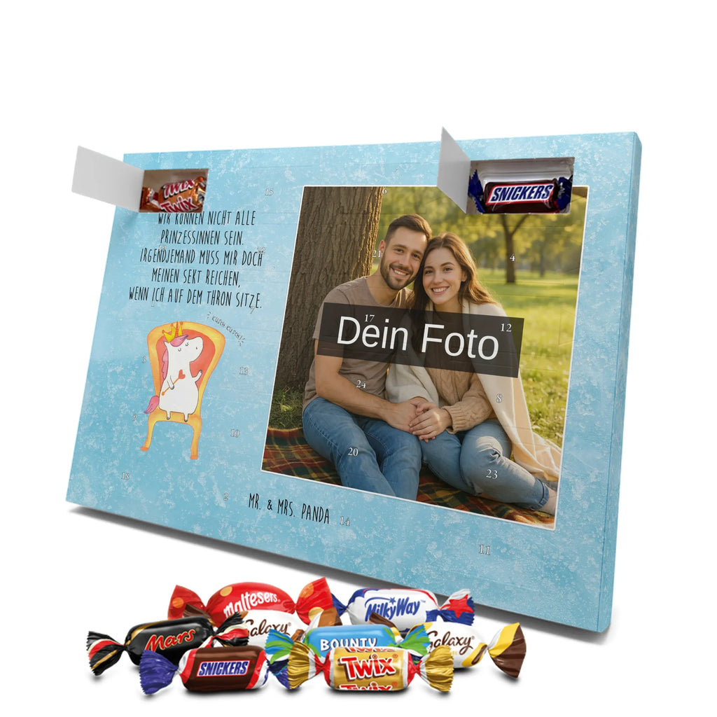 Personalisierter Schoko Foto Adventskalender Einhorn König Personalisierter Schoko Foto Adventskalender, Unicorn, Einhorn, Einhörner, Einhorn Deko, Kaiser, Präsident, Prinzessin, König, Bundeskanzler, Herrscher, Krone