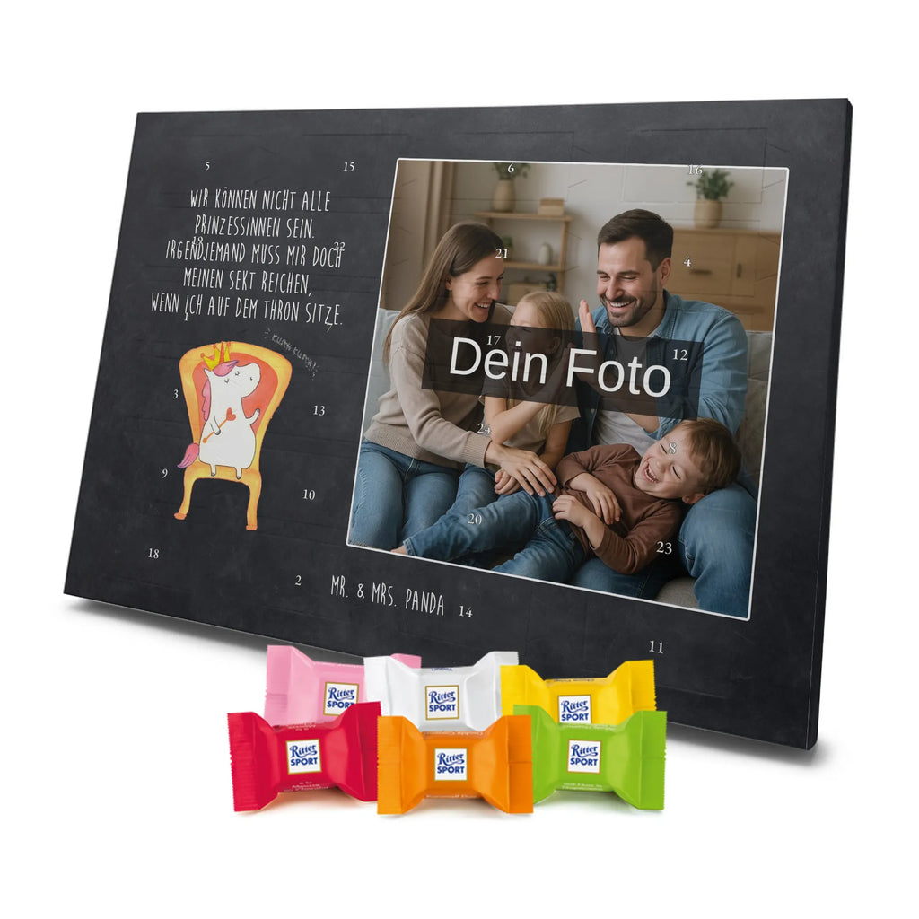 Personalisierter Schoko Foto Adventskalender Einhorn König Personalisierter Schoko Foto Adventskalender, Unicorn, Einhorn, Einhörner, Einhorn Deko, Kaiser, Präsident, Prinzessin, König, Bundeskanzler, Herrscher, Krone