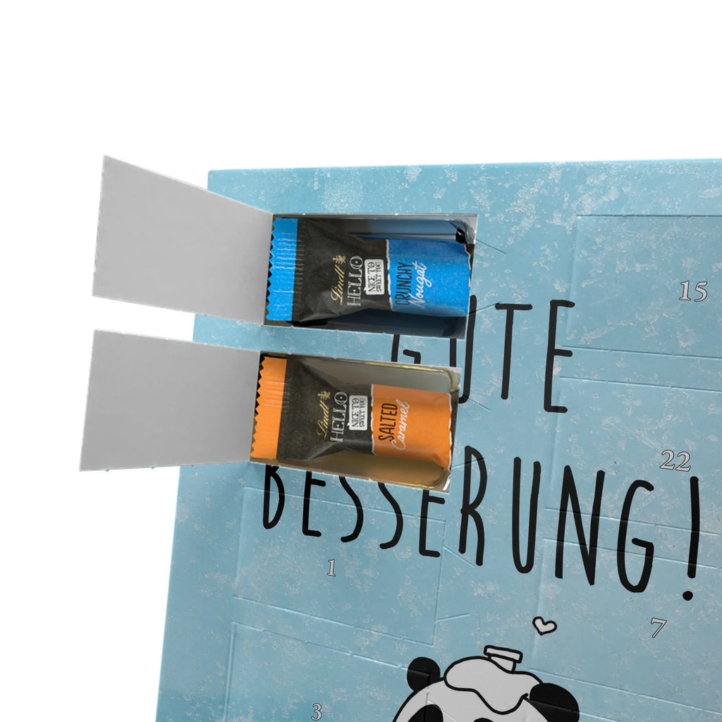  Panda Get well soon Personalisierter Schoko Foto Adventskalender