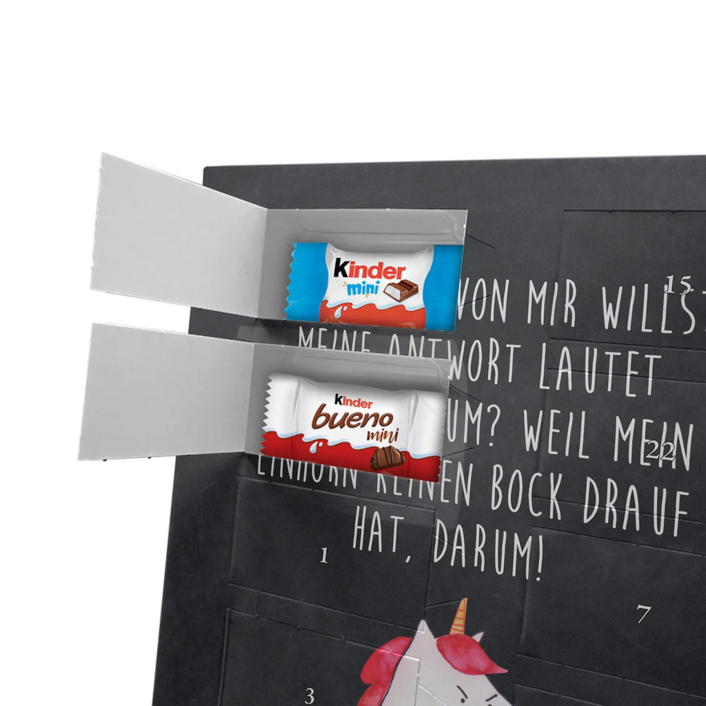 Personalisierter Schoko Foto Adventskalender Einhorn Wut Personalisierter Schoko Foto Adventskalender, Unicorn, Einhorn, Einhörner, Einhorn Deko, Arbeit, Ansage, Nein, Büro, wütend, Lustlos, Geschenk, Lustig, Realität, Dumme Fragen, Spaß