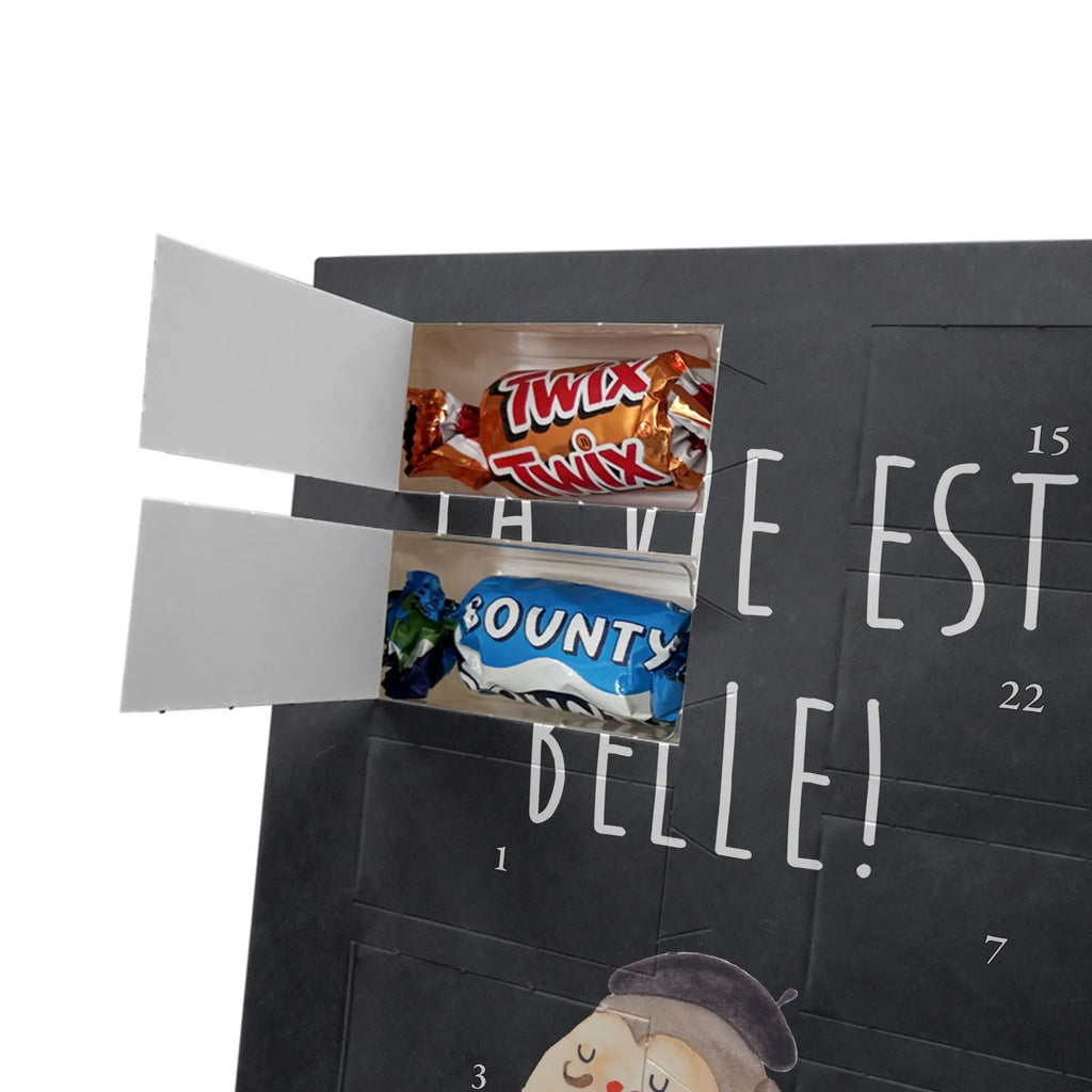 Personalisierter Schoko Foto Adventskalender Eule Frankreich Personalisierter Schoko Foto Adventskalender, Eule, Eulen, Owl, Spruch Französisch, Frankreich, Hibou, La Vie Est Belle, Eule Deko, Spruch schön, Das Leben Ist schön