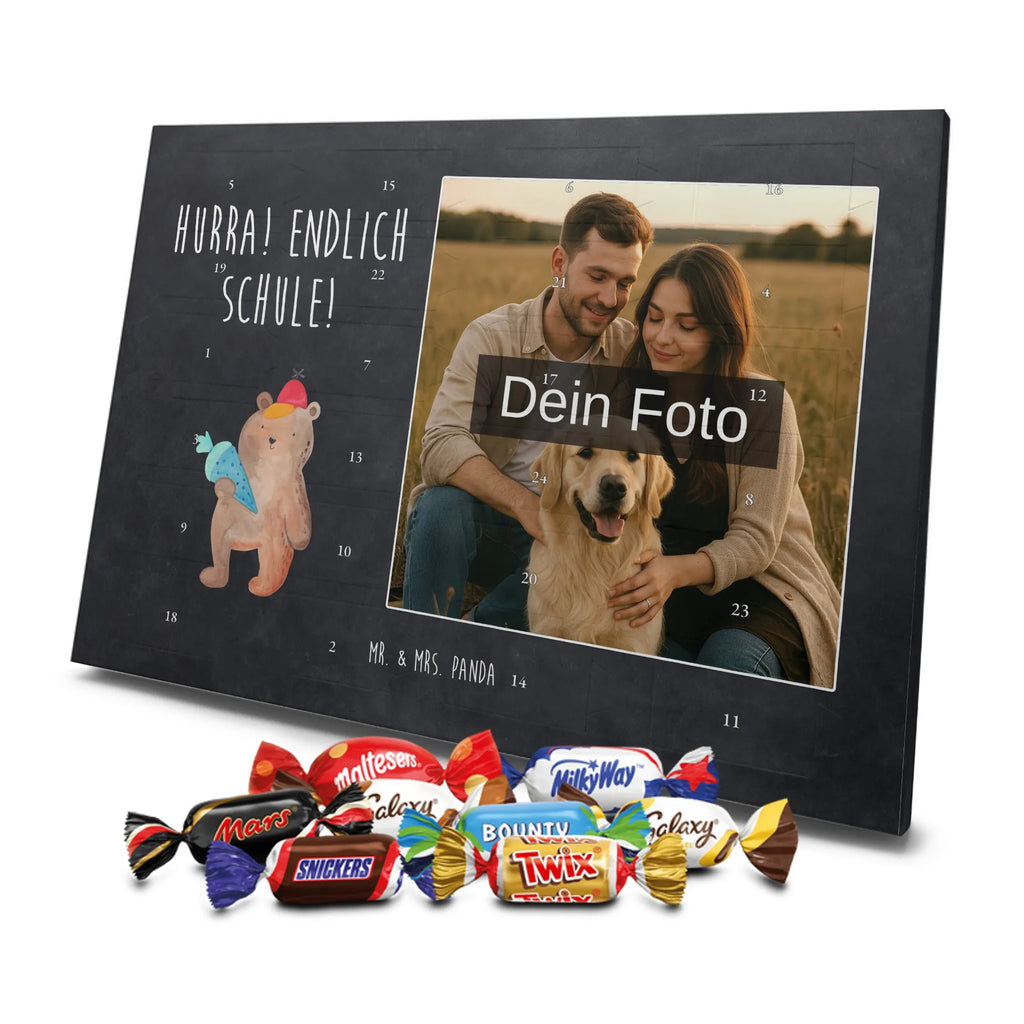Personalisierter Schoko Foto Adventskalender Bär Schultüte Personalisierter Schoko Foto Adventskalender, Teddybär, Teddy, Bär, Schulanfang, Schule Geschenk, Bär Motiv, Erster Schultag Geschenk, Grundschule, Schultüte, Einschulung Geschenk, Schulbeginn