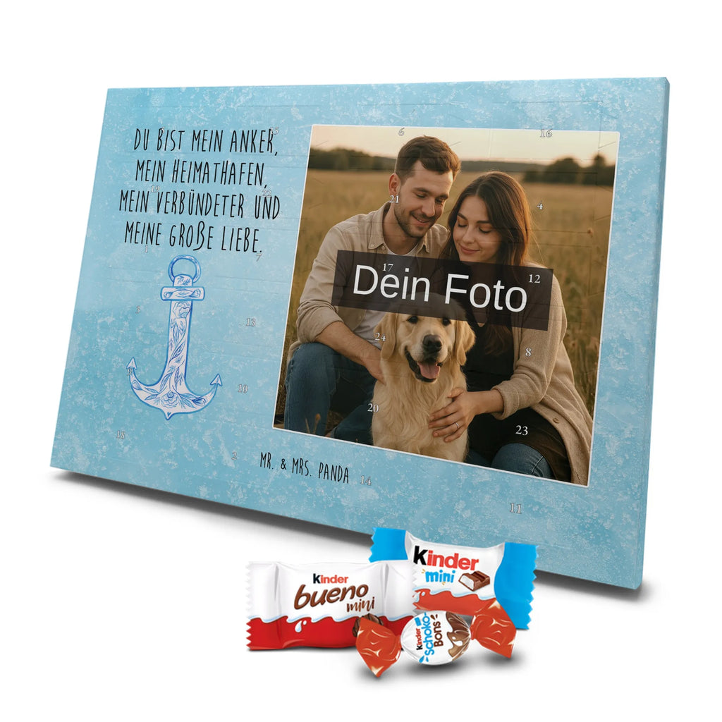 Personalisierter Schoko Foto Adventskalender Anker Blau Personalisierter Schoko Foto Adventskalender, Gute Laune, Lustige Sprüche, Tiere, Tiermotive