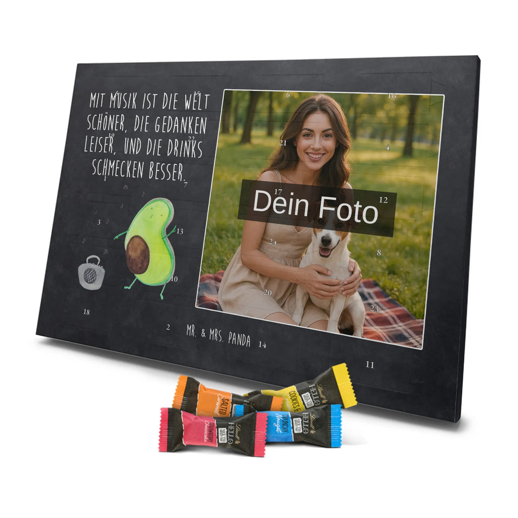 Personalisierter Schoko Foto Adventskalender Avocado Tanzen Personalisierter Schoko Foto Adventskalender, Gesund, Veggie, Avocado, Vegan