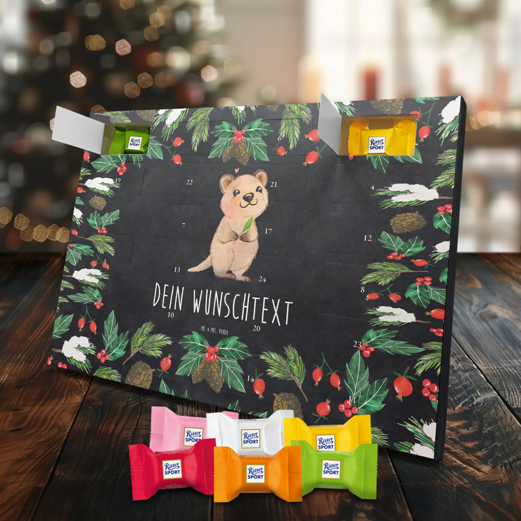 Adventskalender mit Namen Quokka Happy Personalisierter Adventskalender, Adventskalender mit Namen, Gute Laune, Lustige Sprüche, Tiere, Tiermotive, Lustiger Spruch, Quokka, Dinge Erledigen, Verschieben, Aufschieberitis, Niedliches Tier