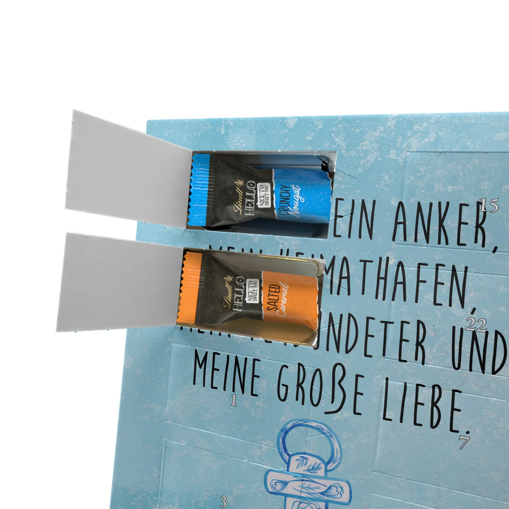 Personalisierter Schoko Foto Adventskalender Anker Blau Personalisierter Schoko Foto Adventskalender, Gute Laune, Lustige Sprüche, Tiere, Tiermotive