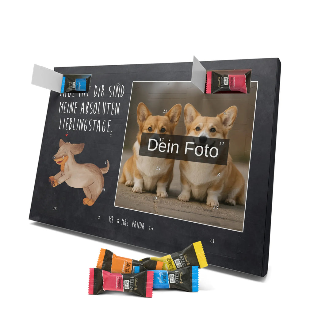 Personalisierter Schoko Foto Adventskalender Hund Dackel Personalisierter Schoko Foto Adventskalender, Hundebesitzer, Hunderasse, Sprüche, Hundemotiv, Haustier, Hund, Tierliebhaber, Hunde, Dachshund, Dackel, Happy Dog
