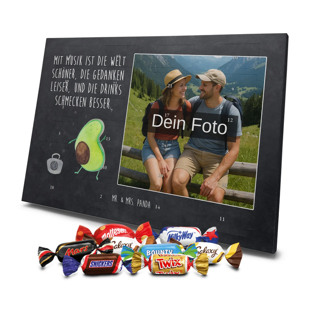 Personalisierter Schoko Foto Adventskalender Avocado Tanzen Personalisierter Schoko Foto Adventskalender, Gesund, Veggie, Avocado, Vegan
