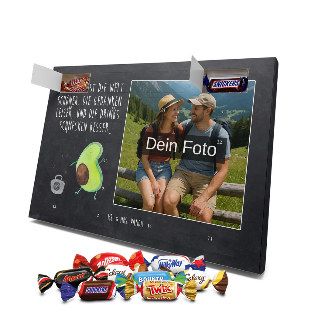 Personalisierter Schoko Foto Adventskalender Avocado Tanzen Personalisierter Schoko Foto Adventskalender, Gesund, Veggie, Avocado, Vegan