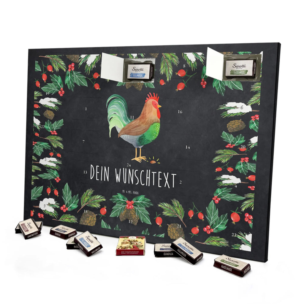 Personalisierter Schoko Adventskalender Hahn Korn Personalisierter Adventskalender, Adventskalender mit Namen, Hoftiere, Landwirtin, Landwirt, Bauernhof, Korn, Hahn, Natur, Henne, Eier