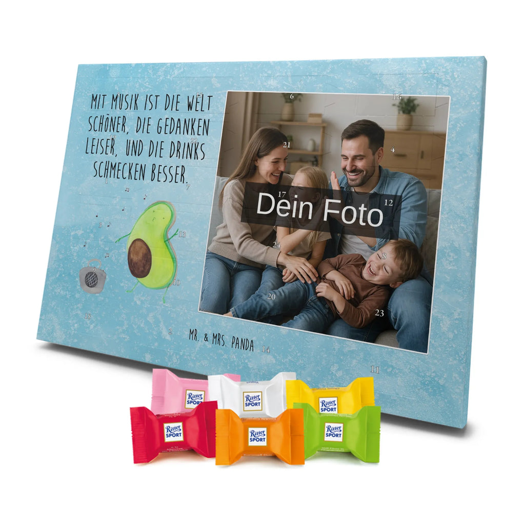 Personalisierter Schoko Foto Adventskalender Avocado Tanzen Personalisierter Schoko Foto Adventskalender, Gesund, Veggie, Avocado, Vegan
