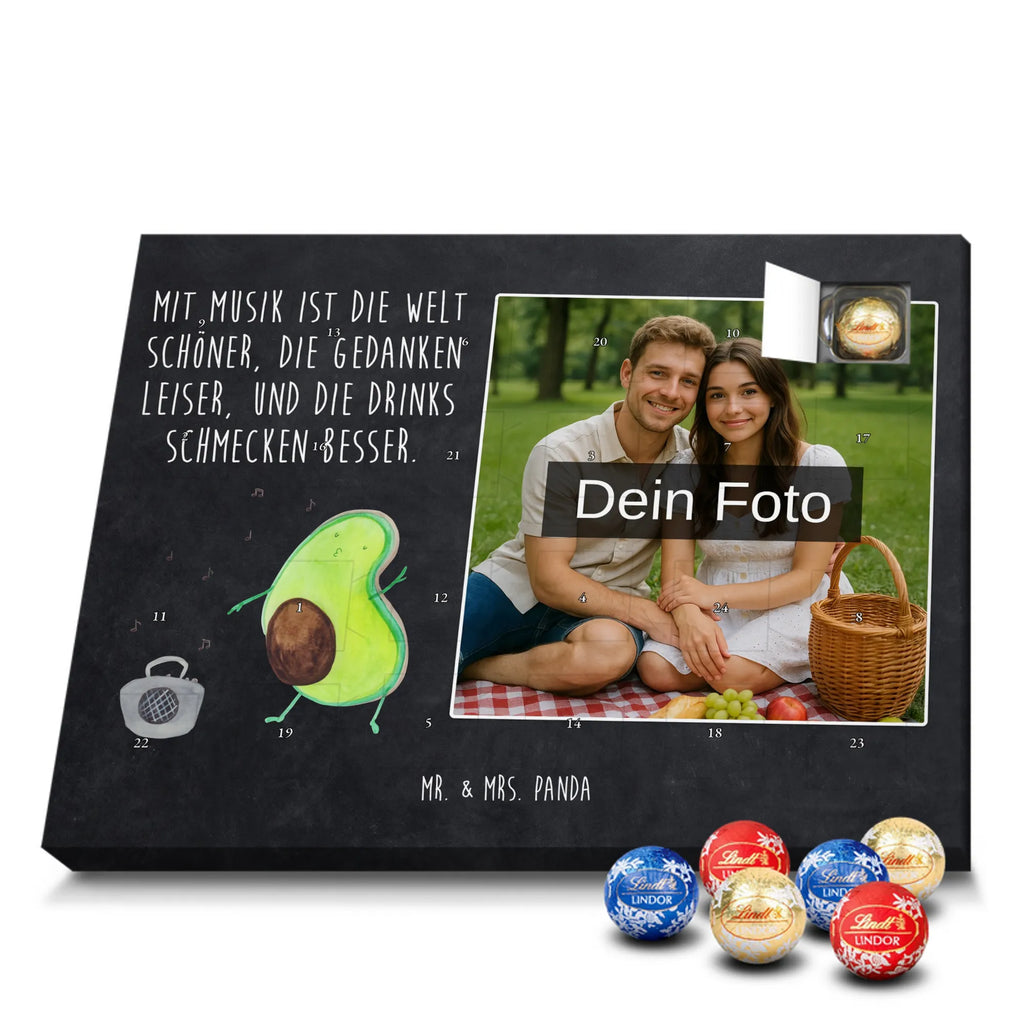 Personalisierter Schoko Foto Adventskalender Avocado Tanzen Personalisierter Schoko Foto Adventskalender, Gesund, Veggie, Avocado, Vegan