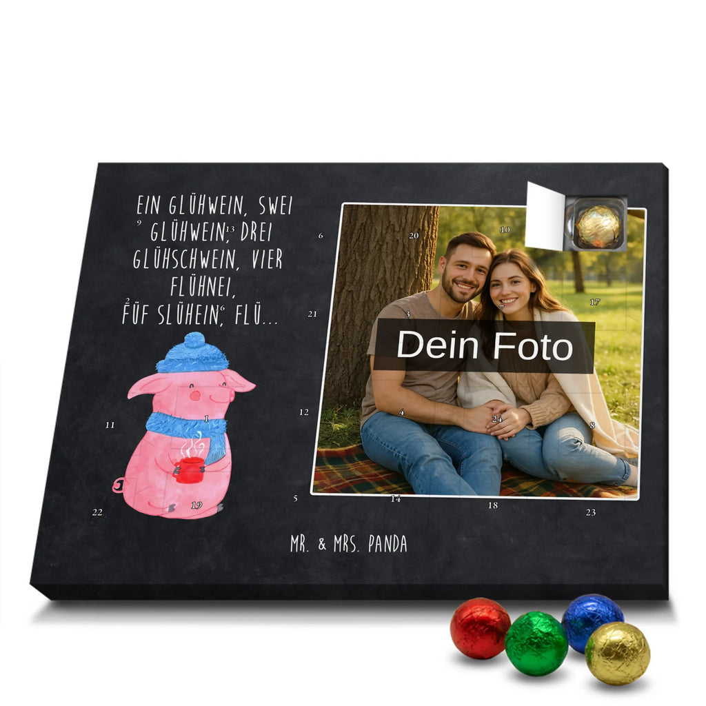 Personalisierter Schoko Foto Adventskalender Schweinchen Glühwein Personalisierter Schoko Foto Adventskalender, Winter, Wintermotiv, Advent, Nikolaus, Weihnachten, Weihnachtsdeko, Heiligabend, Spruch, Glühwein, Weihnachtsmarkt, Betrunken