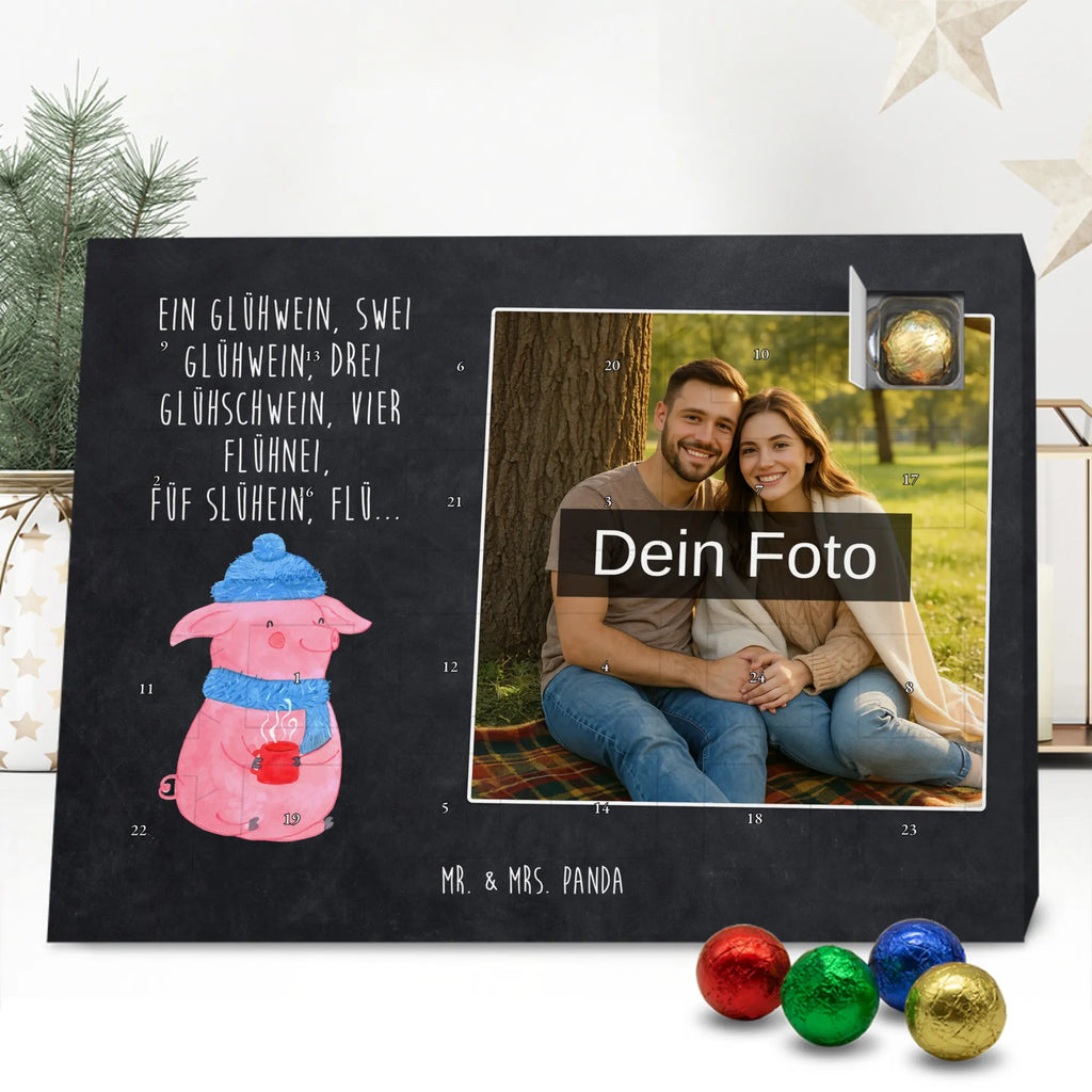 Personalisierter Schoko Foto Adventskalender Schweinchen Glühwein Personalisierter Schoko Foto Adventskalender, Winter, Wintermotiv, Advent, Nikolaus, Weihnachten, Weihnachtsdeko, Heiligabend, Spruch, Glühwein, Weihnachtsmarkt, Betrunken