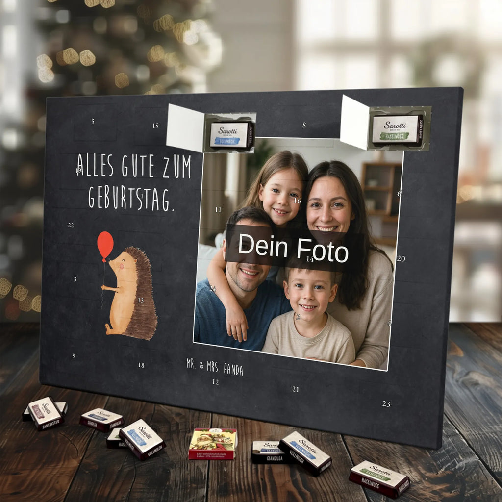 Personalisierter Schoko Foto Adventskalender Igel Luftballon Personalisierter Schoko Foto Adventskalender, Gute Laune, Lustige Sprüche, Tiere, Tiermotive, Igel, Geburtstag, Herzlichen Glückwunsch, Ballon, Glückwunsch, Happy Birthday, Geburtstagskind