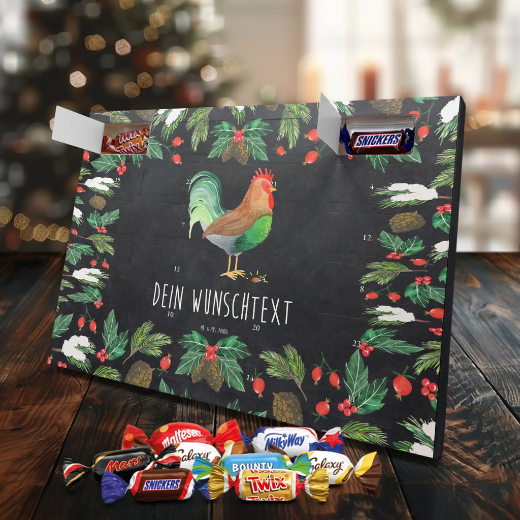 Personalisierter Schoko Adventskalender Hahn Korn Personalisierter Adventskalender, Adventskalender mit Namen, Hoftiere, Landwirtin, Landwirt, Bauernhof, Korn, Hahn, Natur, Henne, Eier
