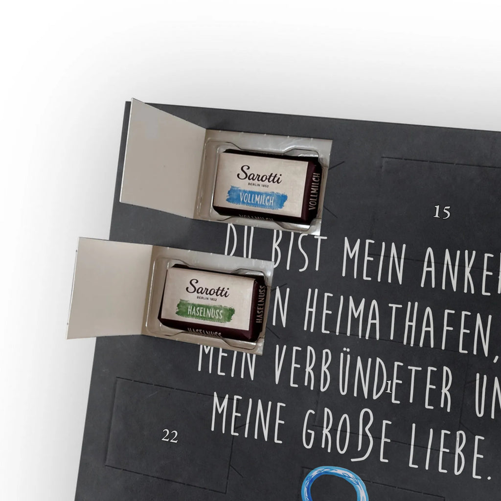 Personalisierter Schoko Foto Adventskalender Anker Blau Personalisierter Schoko Foto Adventskalender, Gute Laune, Lustige Sprüche, Tiere, Tiermotive