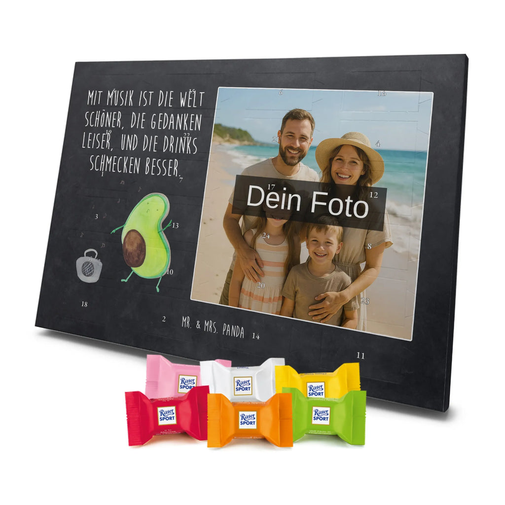 Personalisierter Schoko Foto Adventskalender Avocado Tanzen Personalisierter Schoko Foto Adventskalender, Gesund, Veggie, Avocado, Vegan