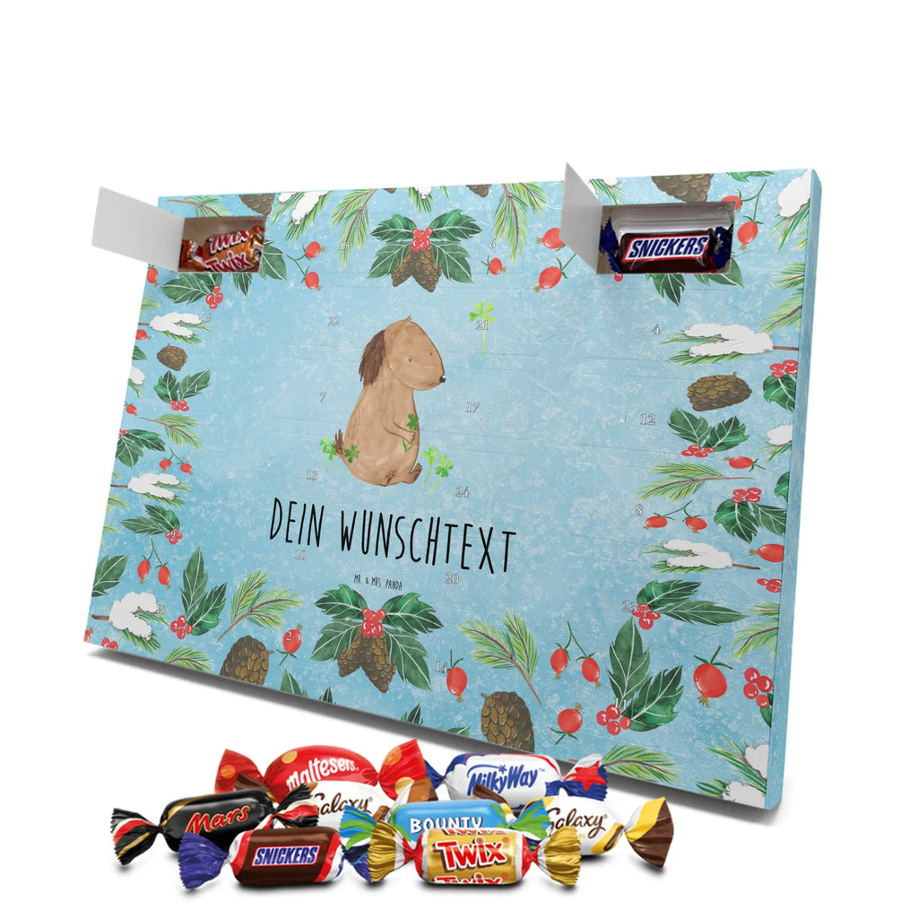 Adventskalender mit Namen Hund Kleeblatt Personalisierter Adventskalender, Adventskalender mit Namen, Hundebesitzer, Haustier, Sprüche, Hunderasse, Tierliebhaber, Hund, Hundemotiv, Achtsamkeit, Motivation, Tagträume, Selbstliebe, Glück, Geschenk, Kleeblatt, Neuanfang, Glücksbringer