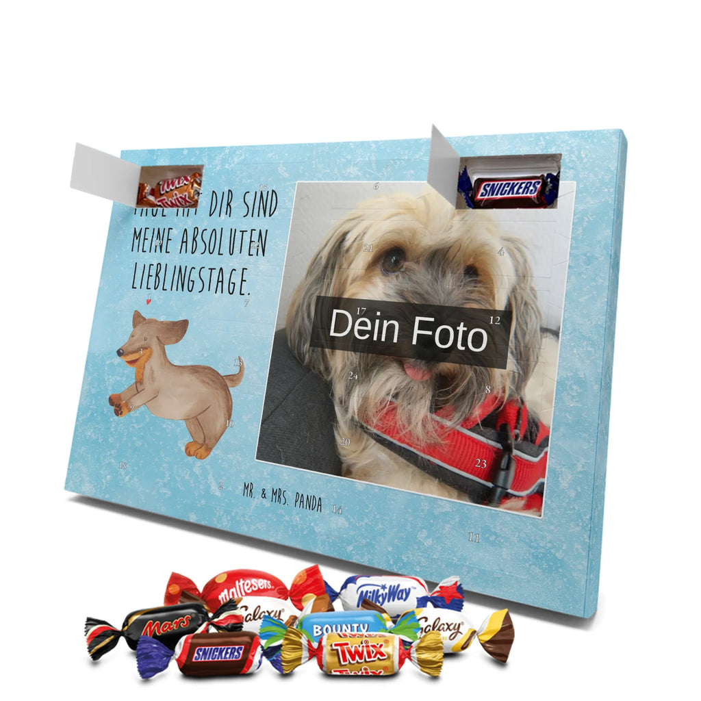 Personalisierter Schoko Foto Adventskalender Hund Dackel Personalisierter Schoko Foto Adventskalender, Hundebesitzer, Hunderasse, Sprüche, Hundemotiv, Haustier, Hund, Tierliebhaber, Hunde, Dachshund, Dackel, Happy Dog