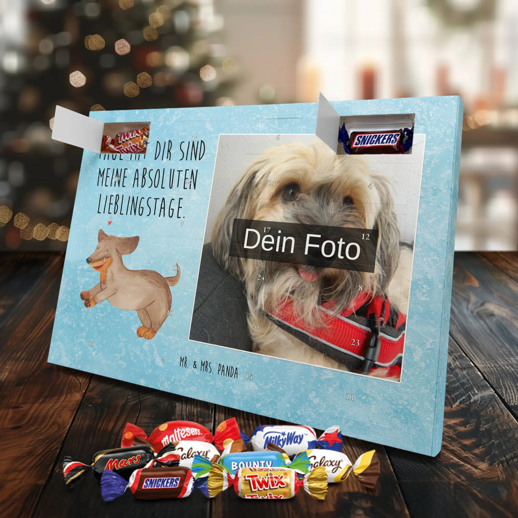 Personalisierter Schoko Foto Adventskalender Hund Dackel Personalisierter Schoko Foto Adventskalender, Hundebesitzer, Hunderasse, Sprüche, Hundemotiv, Haustier, Hund, Tierliebhaber, Hunde, Dachshund, Dackel, Happy Dog
