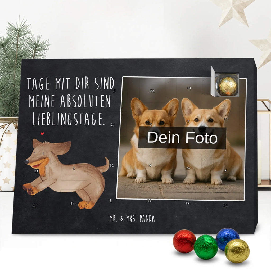 Personalisierter Schoko Foto Adventskalender Hund Dackel Personalisierter Schoko Foto Adventskalender, Hundebesitzer, Hunderasse, Sprüche, Hundemotiv, Haustier, Hund, Tierliebhaber, Hunde, Dachshund, Dackel, Happy Dog