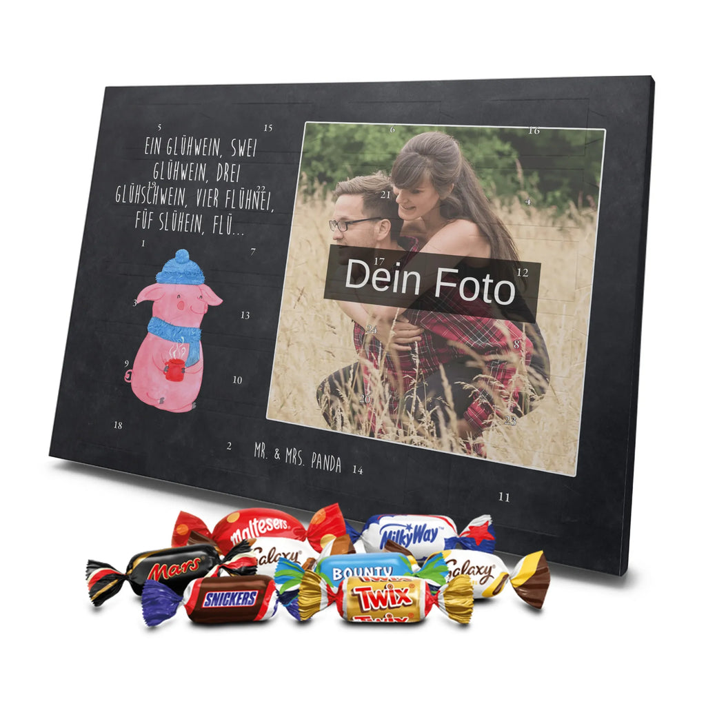 Personalisierter Schoko Foto Adventskalender Schweinchen Glühwein Personalisierter Schoko Foto Adventskalender, Winter, Wintermotiv, Advent, Nikolaus, Weihnachten, Weihnachtsdeko, Heiligabend, Spruch, Glühwein, Weihnachtsmarkt, Betrunken