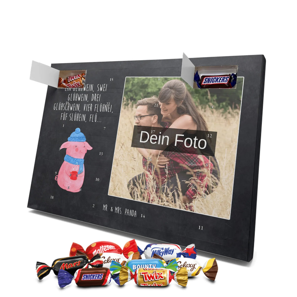 Personalisierter Schoko Foto Adventskalender Schweinchen Glühwein Personalisierter Schoko Foto Adventskalender, Winter, Wintermotiv, Advent, Nikolaus, Weihnachten, Weihnachtsdeko, Heiligabend, Spruch, Glühwein, Weihnachtsmarkt, Betrunken