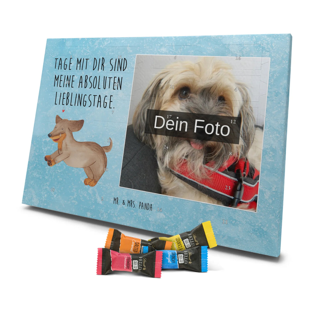 Personalisierter Schoko Foto Adventskalender Hund Dackel Personalisierter Schoko Foto Adventskalender, Hundebesitzer, Hunderasse, Sprüche, Hundemotiv, Haustier, Hund, Tierliebhaber, Hunde, Dachshund, Dackel, Happy Dog