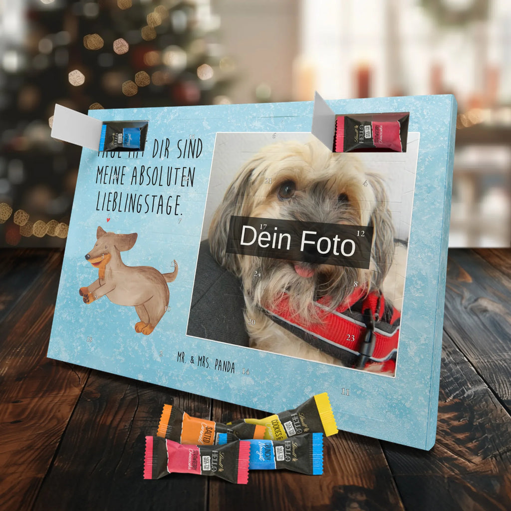 Personalisierter Schoko Foto Adventskalender Hund Dackel Personalisierter Schoko Foto Adventskalender, Hundebesitzer, Hunderasse, Sprüche, Hundemotiv, Haustier, Hund, Tierliebhaber, Hunde, Dachshund, Dackel, Happy Dog