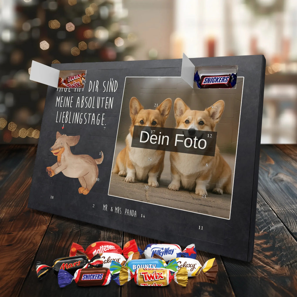 Personalisierter Schoko Foto Adventskalender Hund Dackel Personalisierter Schoko Foto Adventskalender, Hundebesitzer, Hunderasse, Sprüche, Hundemotiv, Haustier, Hund, Tierliebhaber, Hunde, Dachshund, Dackel, Happy Dog