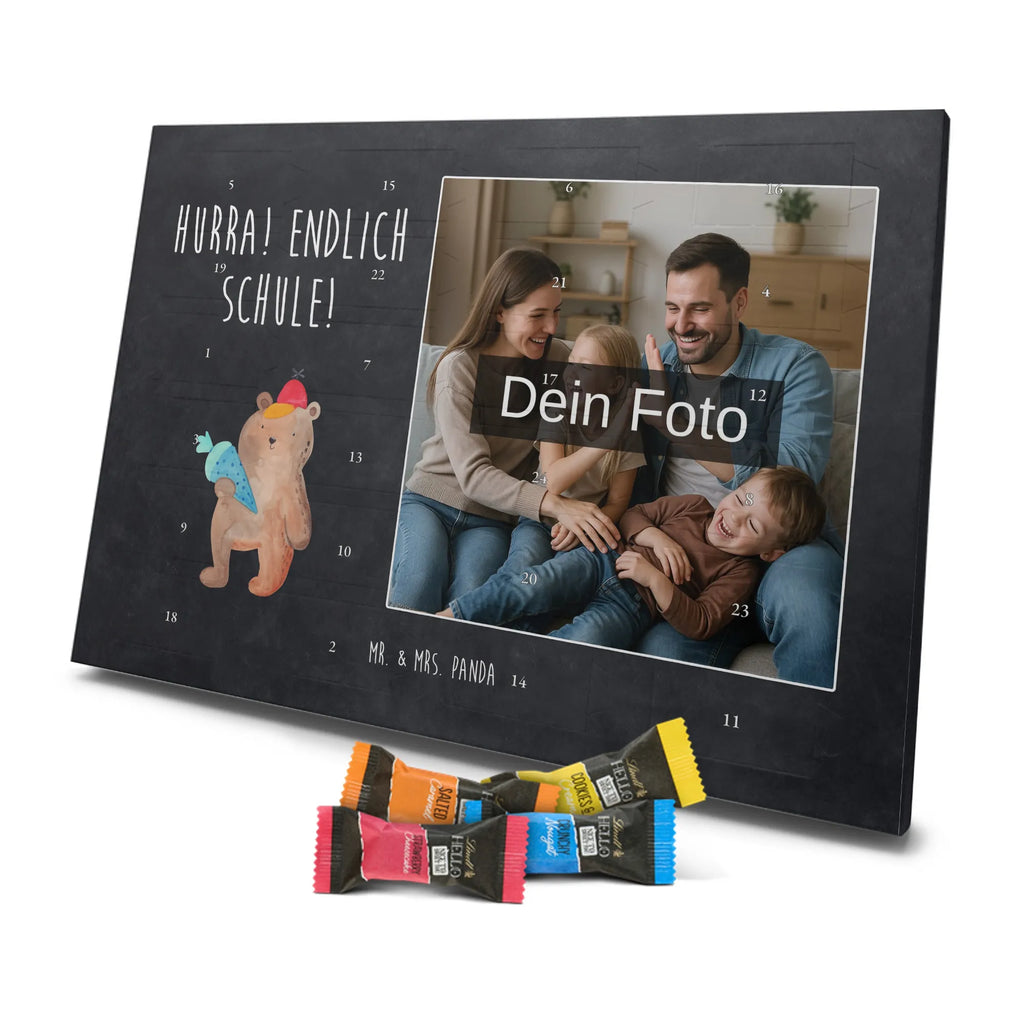 Personalisierter Schoko Foto Adventskalender Bär Schultüte Personalisierter Schoko Foto Adventskalender, Teddybär, Teddy, Bär, Schulanfang, Schule Geschenk, Bär Motiv, Erster Schultag Geschenk, Grundschule, Schultüte, Einschulung Geschenk, Schulbeginn