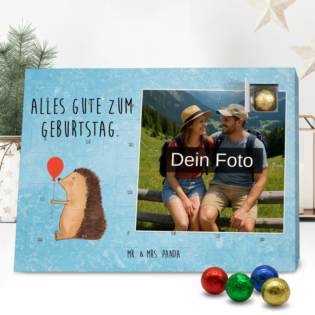 Personalisierter Schoko Foto Adventskalender Igel Luftballon Personalisierter Schoko Foto Adventskalender, Gute Laune, Lustige Sprüche, Tiere, Tiermotive, Igel, Geburtstag, Herzlichen Glückwunsch, Ballon, Glückwunsch, Happy Birthday, Geburtstagskind