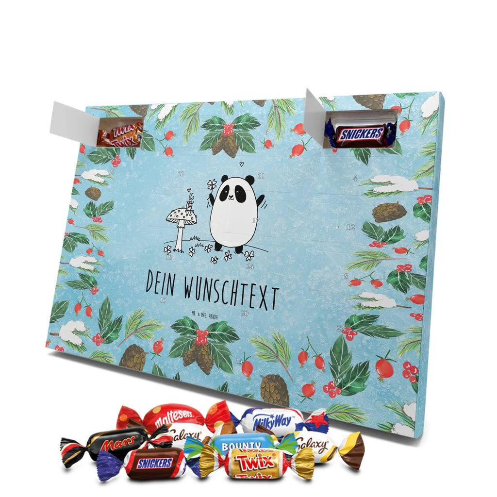  Panda Happiness Personalisierter Adventskalender, Adventskalender mit Namen
