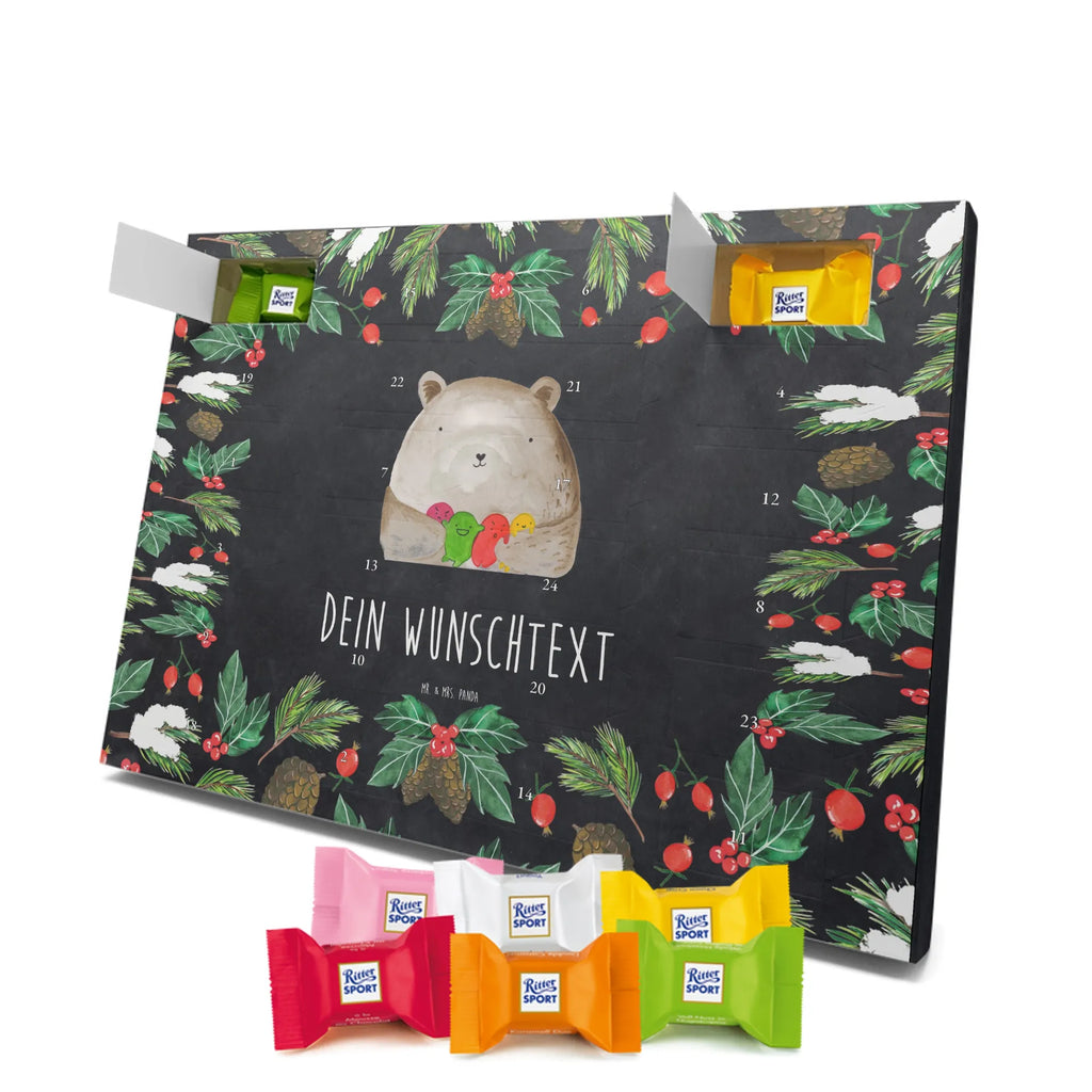 Adventskalender mit Namen Bär Gefühl Adventskalender mit Namen, Personalisierter Adventskalender, Bär, Teddybär, Teddy, Durchgedreht, Verrückt, Wahnsinn