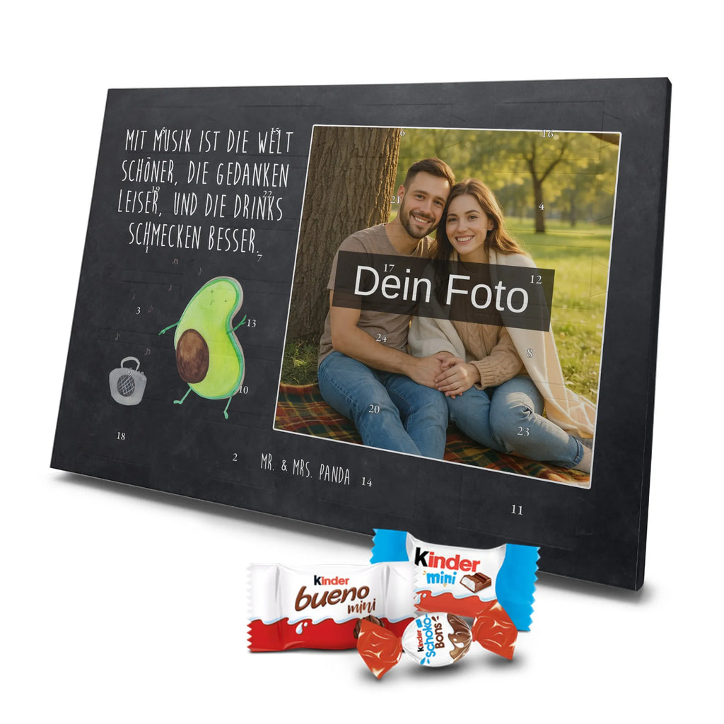 Personalisierter Schoko Foto Adventskalender Avocado Tanzen Personalisierter Schoko Foto Adventskalender, Gesund, Veggie, Avocado, Vegan