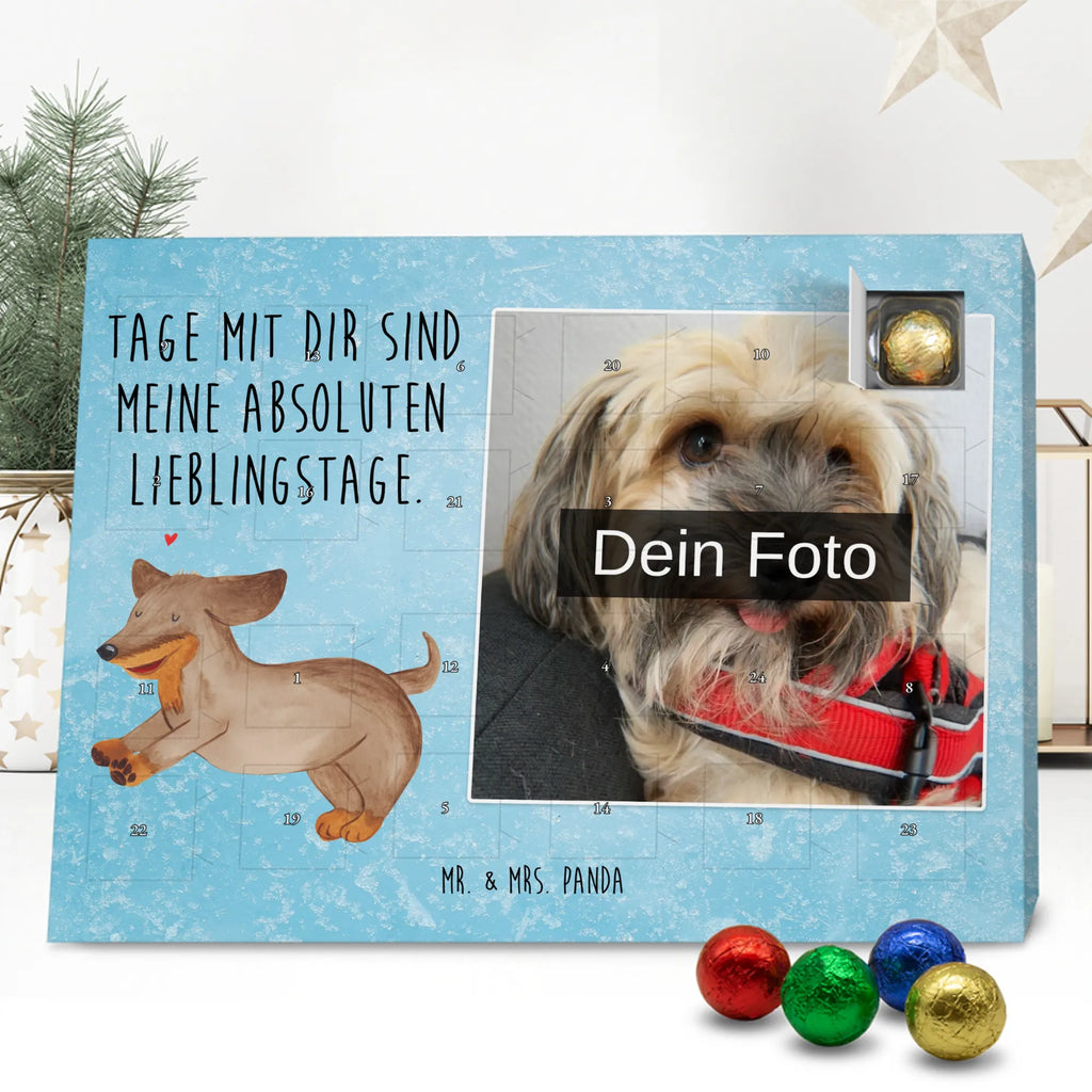 Personalisierter Schoko Foto Adventskalender Hund Dackel Personalisierter Schoko Foto Adventskalender, Hundebesitzer, Hunderasse, Sprüche, Hundemotiv, Haustier, Hund, Tierliebhaber, Hunde, Dachshund, Dackel, Happy Dog