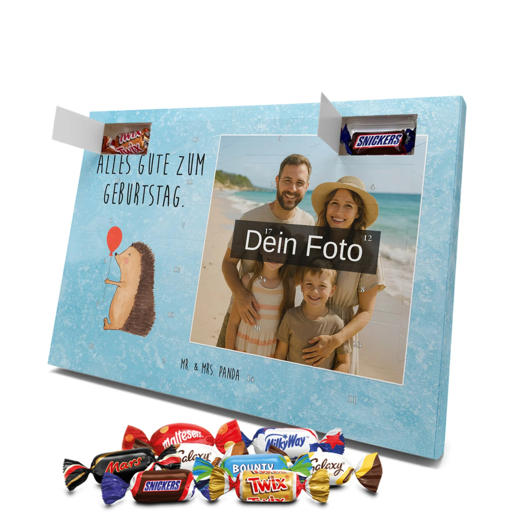 Personalisierter Schoko Foto Adventskalender Igel Luftballon Personalisierter Schoko Foto Adventskalender, Gute Laune, Lustige Sprüche, Tiere, Tiermotive, Igel, Geburtstag, Herzlichen Glückwunsch, Ballon, Glückwunsch, Happy Birthday, Geburtstagskind