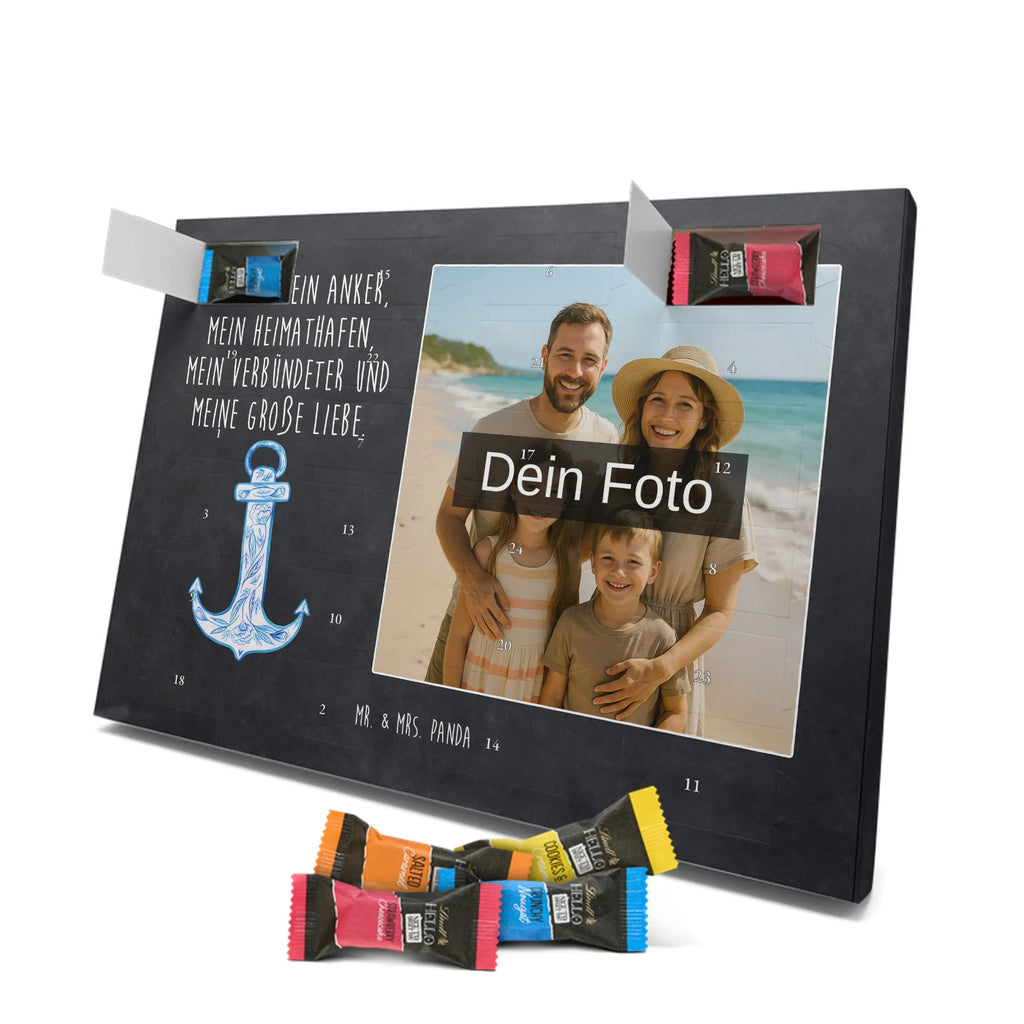 Personalisierter Schoko Foto Adventskalender Anker Blau Personalisierter Schoko Foto Adventskalender, Gute Laune, Lustige Sprüche, Tiere, Tiermotive