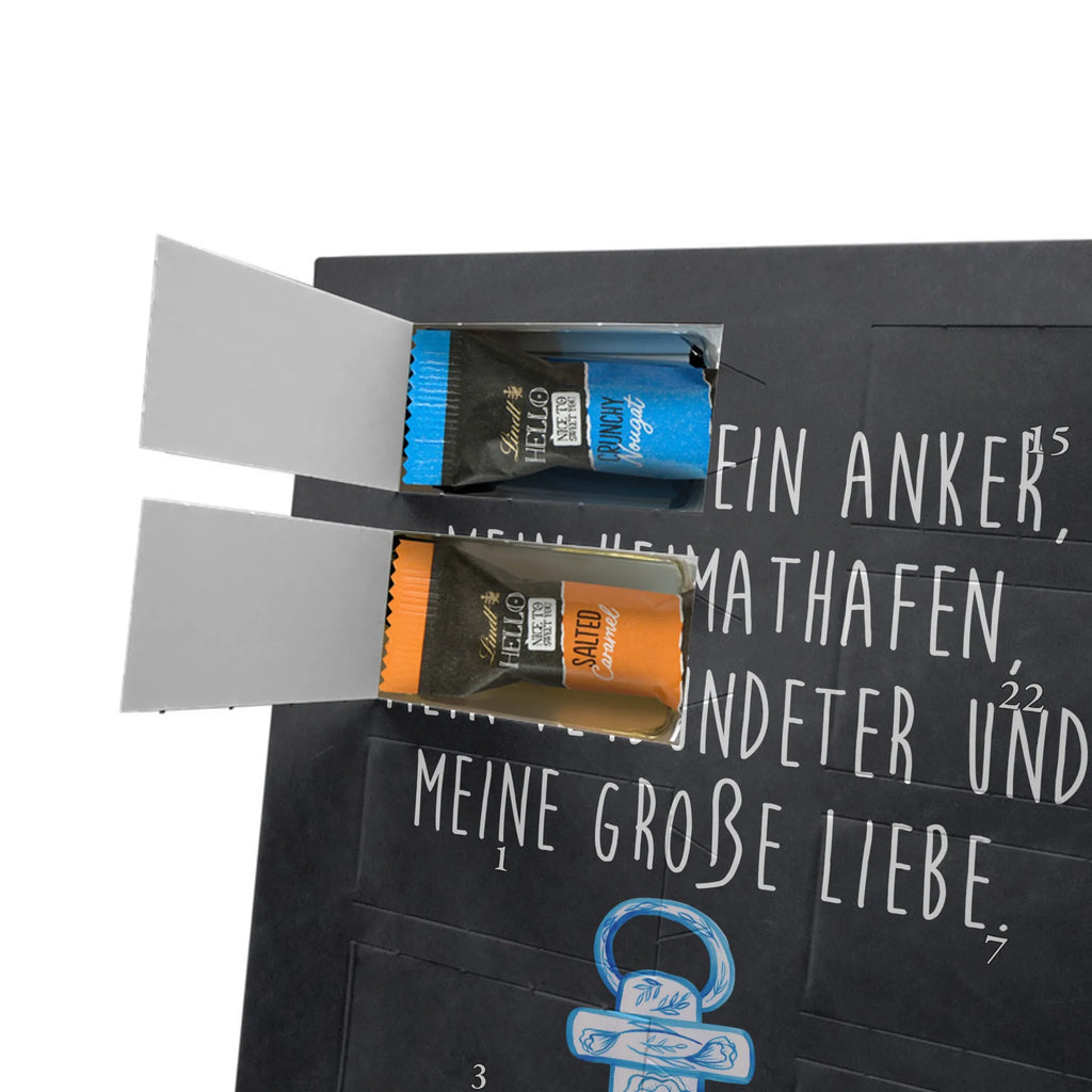 Personalisierter Schoko Foto Adventskalender Anker Blau Personalisierter Schoko Foto Adventskalender, Gute Laune, Lustige Sprüche, Tiere, Tiermotive