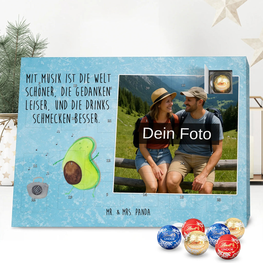 Personalisierter Schoko Foto Adventskalender Avocado Tanzen Personalisierter Schoko Foto Adventskalender, Gesund, Veggie, Avocado, Vegan