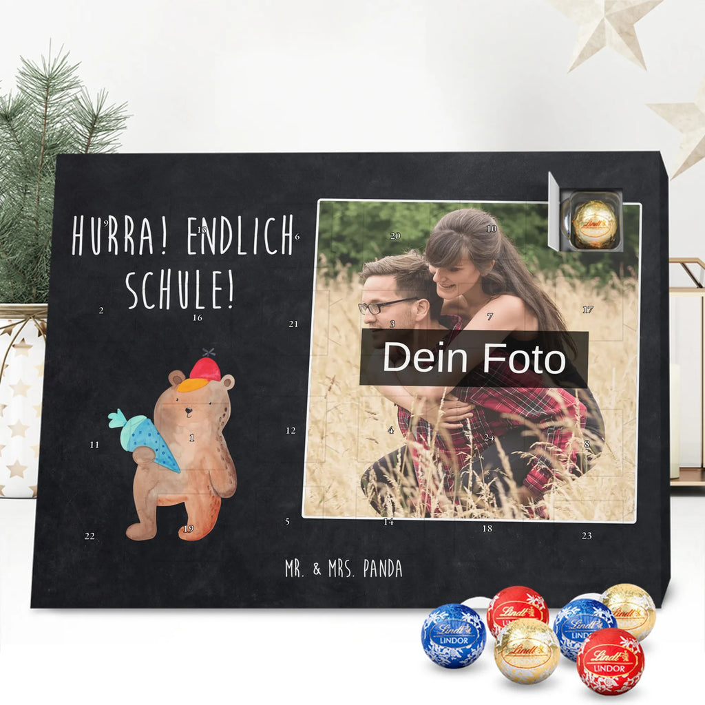 Personalisierter Schoko Foto Adventskalender Bär Schultüte Personalisierter Schoko Foto Adventskalender, Teddybär, Teddy, Bär, Schulanfang, Schule Geschenk, Bär Motiv, Erster Schultag Geschenk, Grundschule, Schultüte, Einschulung Geschenk, Schulbeginn