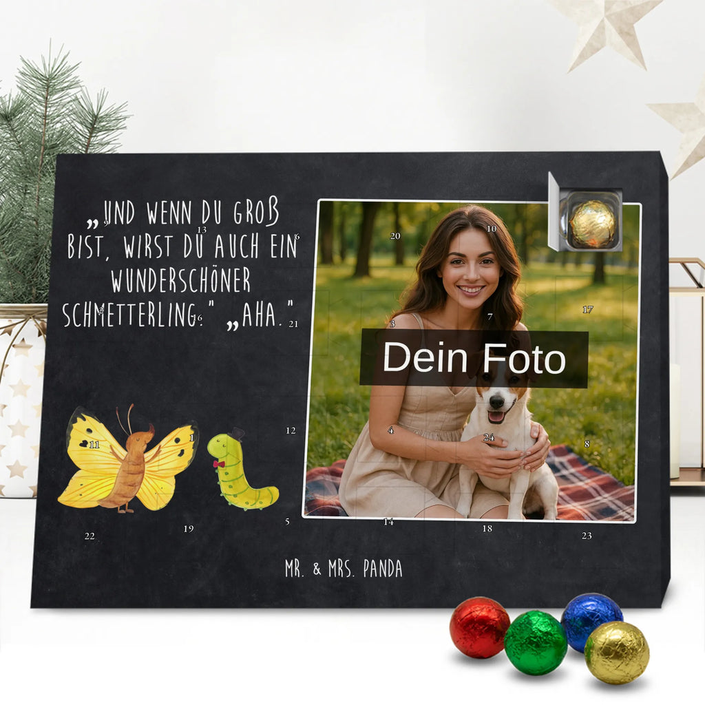 Personalisierter Schoko Foto Adventskalender Raupe Schmetterling Personalisierter Schoko Foto Adventskalender, Gute Laune, Lustige Sprüche, Tiere, Tiermotive, Schönheit, Entwicklung, Kokon, Zitronenfalter, Hut, Erwachsen Werden, Raupe, Aufwachsen, Hütchen, Schmetterling