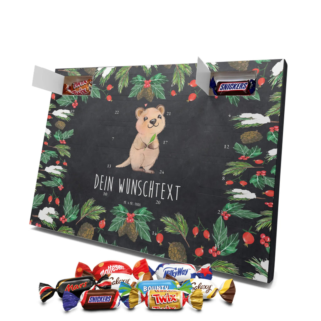 Adventskalender mit Namen Quokka Happy Personalisierter Adventskalender, Adventskalender mit Namen, Gute Laune, Lustige Sprüche, Tiere, Tiermotive, Lustiger Spruch, Quokka, Dinge Erledigen, Verschieben, Aufschieberitis, Niedliches Tier