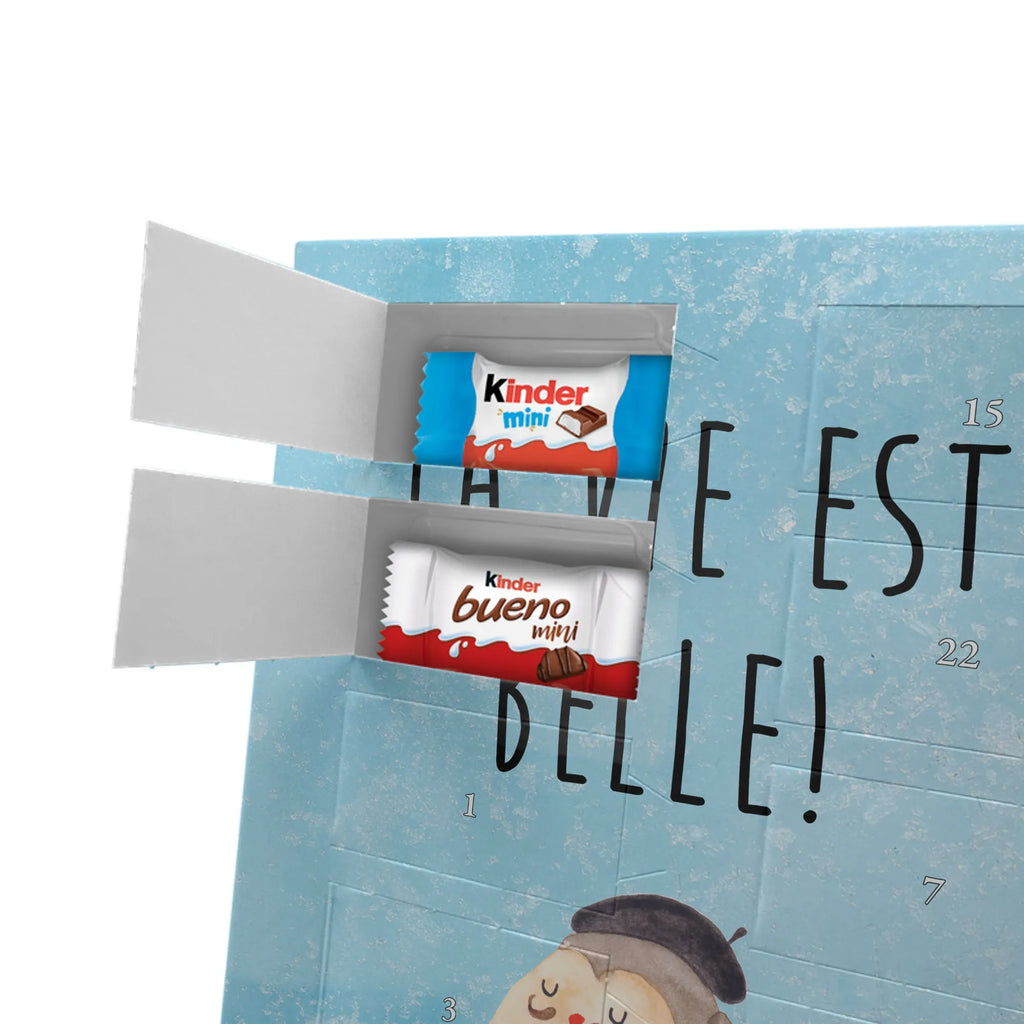 Personalisierter Schoko Foto Adventskalender Eule Frankreich Personalisierter Schoko Foto Adventskalender, Eule, Eulen, Owl, Spruch Französisch, Frankreich, Hibou, La Vie Est Belle, Eule Deko, Spruch schön, Das Leben Ist schön