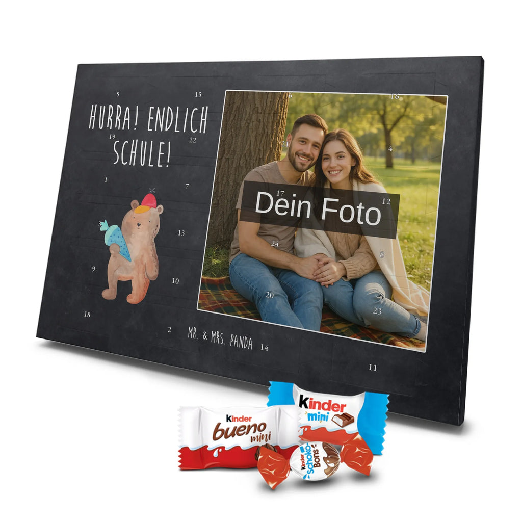 Personalisierter Schoko Foto Adventskalender Bär Schultüte Personalisierter Schoko Foto Adventskalender, Teddybär, Teddy, Bär, Schulanfang, Schule Geschenk, Bär Motiv, Erster Schultag Geschenk, Grundschule, Schultüte, Einschulung Geschenk, Schulbeginn