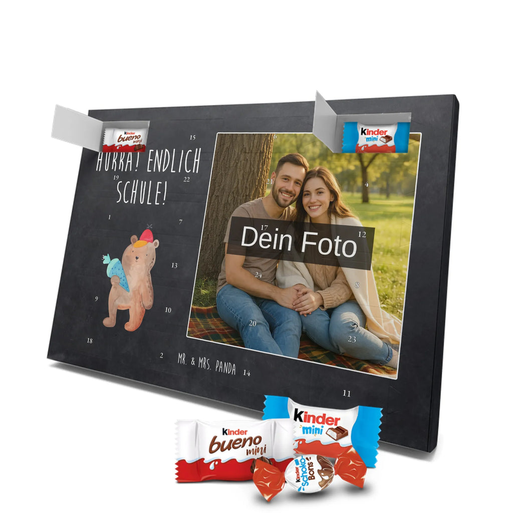 Personalisierter Schoko Foto Adventskalender Bär Schultüte Personalisierter Schoko Foto Adventskalender, Teddybär, Teddy, Bär, Schulanfang, Schule Geschenk, Bär Motiv, Erster Schultag Geschenk, Grundschule, Schultüte, Einschulung Geschenk, Schulbeginn